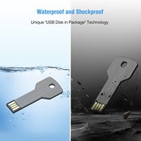 128MB-128GB Mini Metal Key Memory Stick USB Flash Drive Berbentuk Kunci Logam 2.0 USB Memory Stick Pen Drive Hitam