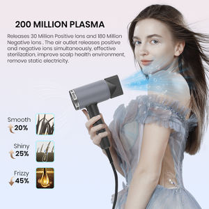 Secador de pelo KangRoad Factory de 2000 vatios, secador de pelo profesional de plasma de alta velocidad de secado rápido con difusor y boquilla - Product Image 2