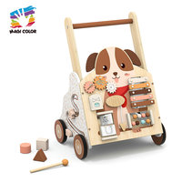 Trotteur Offre Spéciale en bois multifonctionnel pour bébés, entraîneur de coordination œil-main et de marche précoce W16E302