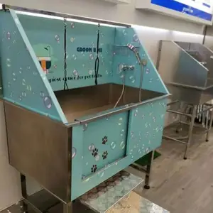 Hundebadewannen aus Edelstahl 304, große Luxus-Badewannen für den Innenbereich, Hundepflegewanne - Product Image 6