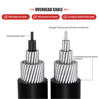 0,6/1kv Conductor de aluminio de potencia XLPE aislado dúplex/triplex/cuádruplex Cable aéreo agrupado aéreo