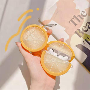 Summer <span class=keywords><strong>Fun</strong></span> Creative Fruit Lemon Apparence Silicone Personality Earphone Case for <span class=keywords><strong>Airpods</strong></span> 3 4 Pro 2 - Product Image 2