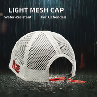 Casquette de baseball unisexe Fayle Summer à 5 panneaux, légère, respirante, en maille brodée, en nylon imperméable, motif lettres