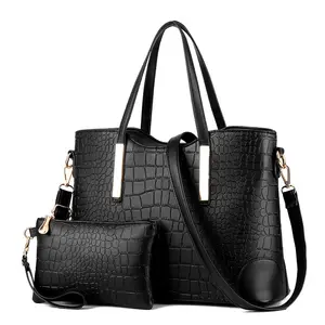 Großhandel amazon satchel handtaschen-Amazon Hot Selling Damen Handtaschen Schulranzen Geldbörsen und Handtaschen für Frauen Schulter Tragetaschen Sets