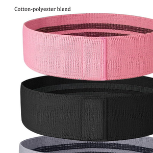 Ensemble de bandes de résistance en latex pour les hanches, bandes extensibles antidérapantes en tissu pour les jambes et les fessiers, boucles élastiques de fitness - Product Image 4