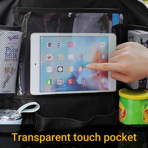 Pratique amélioré étanche à la poussière plusieurs poches indépendantes sac de rangement de siège de voiture sac de suspension de siège arrière de voiture - Product Image 3