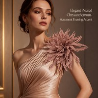 Accessoires floraux 3D en tissu écologiques pour loisirs créatifs et fournitures de couture – Vente directe usine