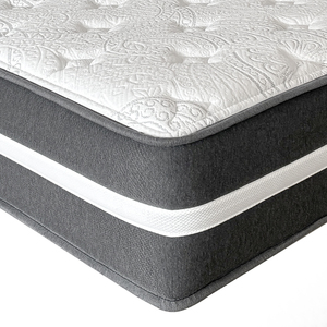 Colchone màu trắng cuộn lên nén bọt lò xo giường phẳng khách sạn ký túc xá nệm - Product Image 3