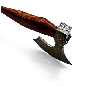 Damascus <b>Axe</b> with Carbon Steel Head Industrial Grade Broad <b>Axe</b> Wood <b>Handle</b> for Woodworking <b>Axe</b> for Sale in Low price - Product Image 6