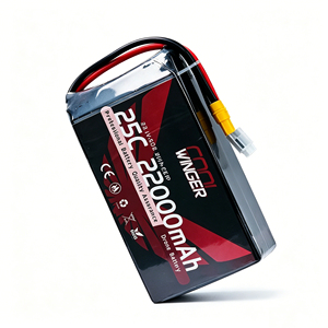 Batterie lithium-ion JAHORN haute capacité 22000mAh 25C 6S 23.1V LCO LIVH pour drone FPV - Product Image 1