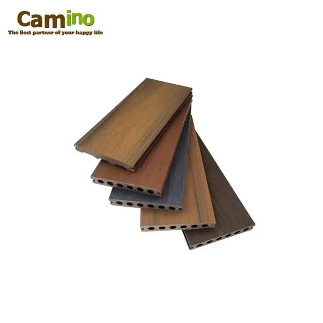 China high quality wpc decking composite deck colourmix co-extrusion wpc crack-resistant decking new products for europe
