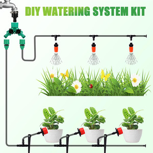 200 pièces Système d'irrigation <span class=keywords><strong>goutte</strong></span> <span class=keywords><strong>à</strong></span> <span class=keywords><strong>goutte</strong></span> automatique de 50 mètres avec <span class=keywords><strong>buse</strong></span> atomisatrice pour l'horticulture et les espaces verts publics - Product Image 3