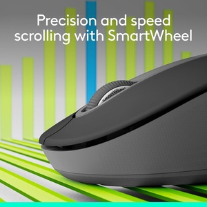 Souris sans fil Signature M650 L pour les professionnels, pour les grandes mains, <span class=keywords><strong>Logi</strong></span> <span class=keywords><strong>Bolt</strong></span>, Bluetooth, SmartWheel - Graphite - Product Image 2