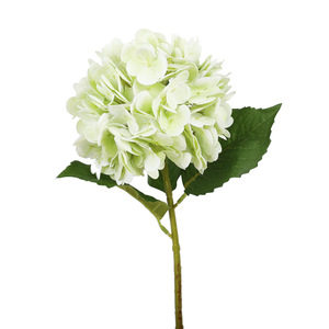 Artificial Hydrangea Single Stem Blue Silk Flower For Home Wedding Decorations - Product Image 5