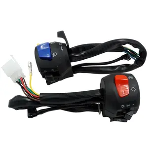 Universal 7/8 ''Modificação Da Motocicleta Acessórios Assento Interruptor Guiador Para HJ125 Suzuki EN125HJ150