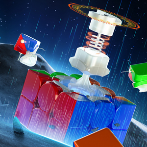 QY Toys Cube QiYi Cube <span class=keywords><strong>Warrior</strong></span> M Pro Magnétique Sans Autocollant <span class=keywords><strong>Magic</strong></span> Puzze Cube 3X3X3 avec Aimant Système Réglable Meilleur Cadeau Pour Enfant - Product Image 2