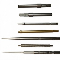 Pièces de précision personnalisées usinées CNC suisses, axe miniature, embout de raccordement, buse en acier inoxydable et laiton pour l'électronique médicale