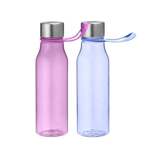Meilleures ventes de bouteilles d'eau en plastique <span class=keywords><strong>2022</strong></span> avec poignée, pot de boisson motivation 700ml recyclé sans bpa - Product Image 2