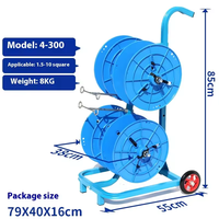 Offre Spéciale enrouleur de fil électrique stockage de rouleau de câble facile à déplacer cadre en acier bobine chariot distributeur de câble