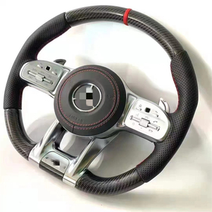 <span class=keywords><strong>Volant</strong></span> <span class=keywords><strong>AMG</strong></span> en fibre de carbone pour Mercedes benz voiture A C E S CLS GLC GLE GLS classe G volants - Product Image 4