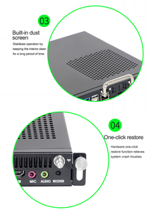 Module <span class=keywords><strong>OPS</strong></span> INYUDA M12U M13U sans ventilateur, processeur Intel Core I5 I7 de 12e/13e génération, <span class=keywords><strong>PC</strong></span> industriel pour écran de tableau blanc interactif - Product Image 4