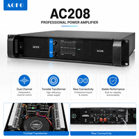 Amplificateur de puissance professionnel 2 canaux 800W classe H, amplificateur audio DJ haute puissance pour caissons de basses, enceintes sonores, altavoces