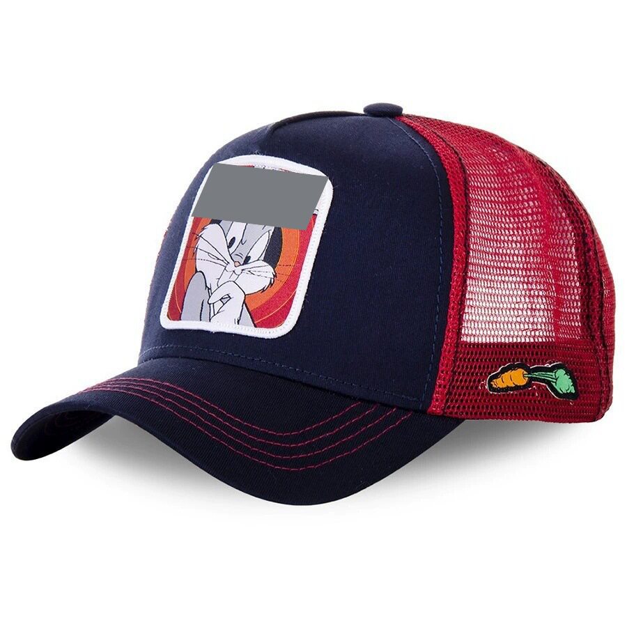 Lapin brodé bleu marine et noir