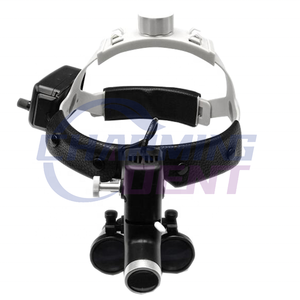 Loupes dentaires et chirurgicales, loupes avec phare LED Portable, loupe dentaire 2,5 x 3,5x pour the ex - Product Image 1