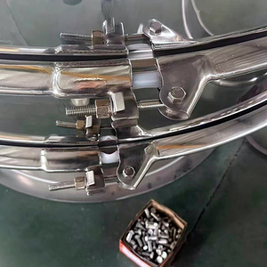 Tamiz vibratorio eléctrico de harina de acero inoxidable 304, máquina de cribado vibratorio que incluye Motor de núcleo de polvo de carragenina - Product Image 6