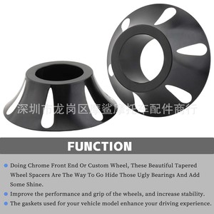 Arandela cónica para eje de rueda de 11x6x3cm para Harley Davidson Touring Street Road Glide - Product Image 5