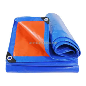 Poly bâche de bâche de PE de haute qualité avec bâche renforcée de feuille de tissu en plastique UV pour l'agriculture/couverture industrielle - Product Image 5