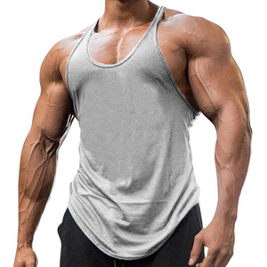 Débardeur sans manches pour hommes, grande taille, à imprimé personnalisé, vêtements De sport, Fitness musculaire - Product Image 4
