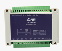 Módulo de E/S de Salida Analógica de 16 Canales YMYS RS485 con Resolución de 12 Bits y Precisión del 0.1% para Automatización Industrial (Tipo PLC)