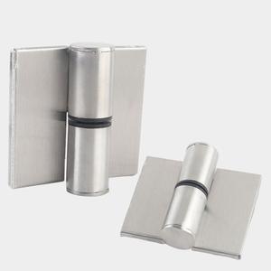 Charnières de porte plates en acier inoxydable 304, robustes, pour cloisons, à fermeture automatique, pour toilettes publiques et vestiaires - Product Image 1