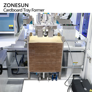ZONESUN ZS-CSPM4T Máquina Vertical Automática para Armar Cajas de Cartón, Equipo para Armar Bandejas de Bebidas y Alimentos, Máquina Plegadora y Formadora - Product Image 3
