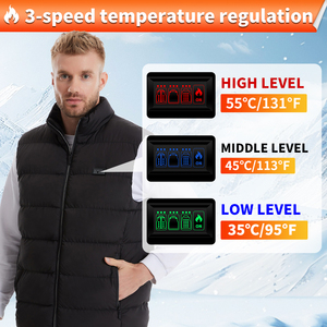 <span class=keywords><strong>Gilet</strong></span> <span class=keywords><strong>chauffant</strong></span> d'hiver pour l'extérieur, alimenté par batterie, pour hommes et femmes, idéal pour la <span class=keywords><strong>moto</strong></span>, la chasse, le ski, veste chauffante - Product Image 3
