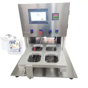New Design Packaging Sealer Manual Tray Double Communion Forming Filling And Sealing Water Cup Machine