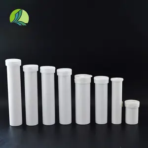 Empty PP PE White Plastic Solid Effervescent tablet bottle 20ml 30ml 40ml 60ml 70ml Medicine bottle desiccant bottle