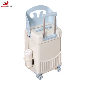 Large Capacity Travel <b>Suitcase</b> Front Opening Luggage Parent-Child Rideable Carry-On <b>Suitcase</b> for Kids RTS Bulk Mixed Order - Product Image 1