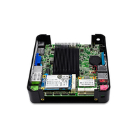 KANSUNG — Mini PC portable x86, processeur quad-core, 4 go Ram, 32 go SSD, double Nic, carte unique, x1900, way, sans ventilateur, ordinateur de bureau