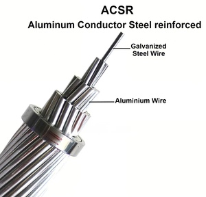 पेंगुइन एसर केबल स्टील प्रबलित एल्यूमीनियम तार पावर स्टेशन अनुप्रयोगों के लिए 50 मिमी नंगे कॉपर पावर केबल एसर स्टील - Product Image 3