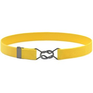 <span class=keywords><strong>Ceinture</strong></span> fine élastique extensible pour <span class=keywords><strong>femme</strong></span>, enfant et étudiante, avec petite boucle en alliage de 2,5 cm - Product Image 5