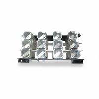 Supports de tubes de mortier en fibre de verre robustes en aluminium pour feux d'artifice, de taille personnalisée, pour spectacles et fêtes pyrotechniques