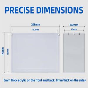 Étui magnétique en acrylique ETB |   Protection UV à 99 %, bords arrondis, boîte de présentation ETB de qualité supérieure - Product Image 2