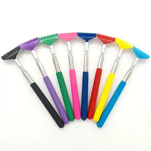 Back Scratcher Extendable Handheld Retractable Manual Massager Head Scratcher Telescopic Back Scratcher