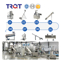 Ligne de production d'aliments pour animaux de compagnie en acier inoxydable entièrement nettoyable pour une fabrication commerciale stable