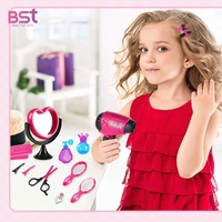 Jouets pour filles Ensemble de beauté Sèche-cheveux électrique pour enfants Salon de beauté Jouet de coiffure
