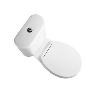 WC mécanique à <span class=keywords><strong>jet</strong></span> siphonique, deux pièces, économique, pour salle de bain, non électrique, avec cuvette allongée - Product Image 2