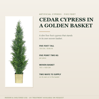 Grands arbres artificiels dans un pot tissé doré étanche à faible entretien pour la décoration intérieure du bureau à domicile