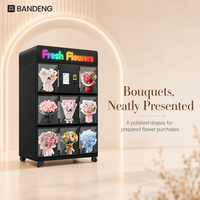 BANDENG 6510XH 10T Distributeur Floral Libre-Service avec Structure de Stockage de Fleurs Séparée pour l'Approvisionnement en Équipements de Détail
